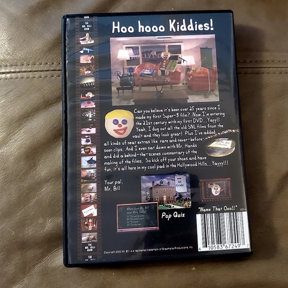 LIKE NEW Ohh Nooo!!! Mr. Bill's Classics! DVD Saturday Night Live - Picture 2 of 3